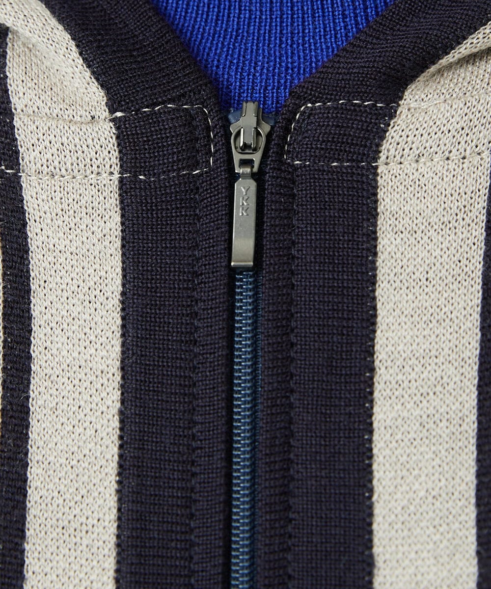 PHSAD03330 GEORGES RECH(小さいサイズ)(メゾン ドゥ サンク) ダブルジャカードニットポンチョ ベージュ