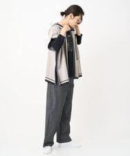 PHSAD03330 GEORGES RECH(小さいサイズ)(メゾン ドゥ サンク) ダブルジャカードニットポンチョ ベージュ