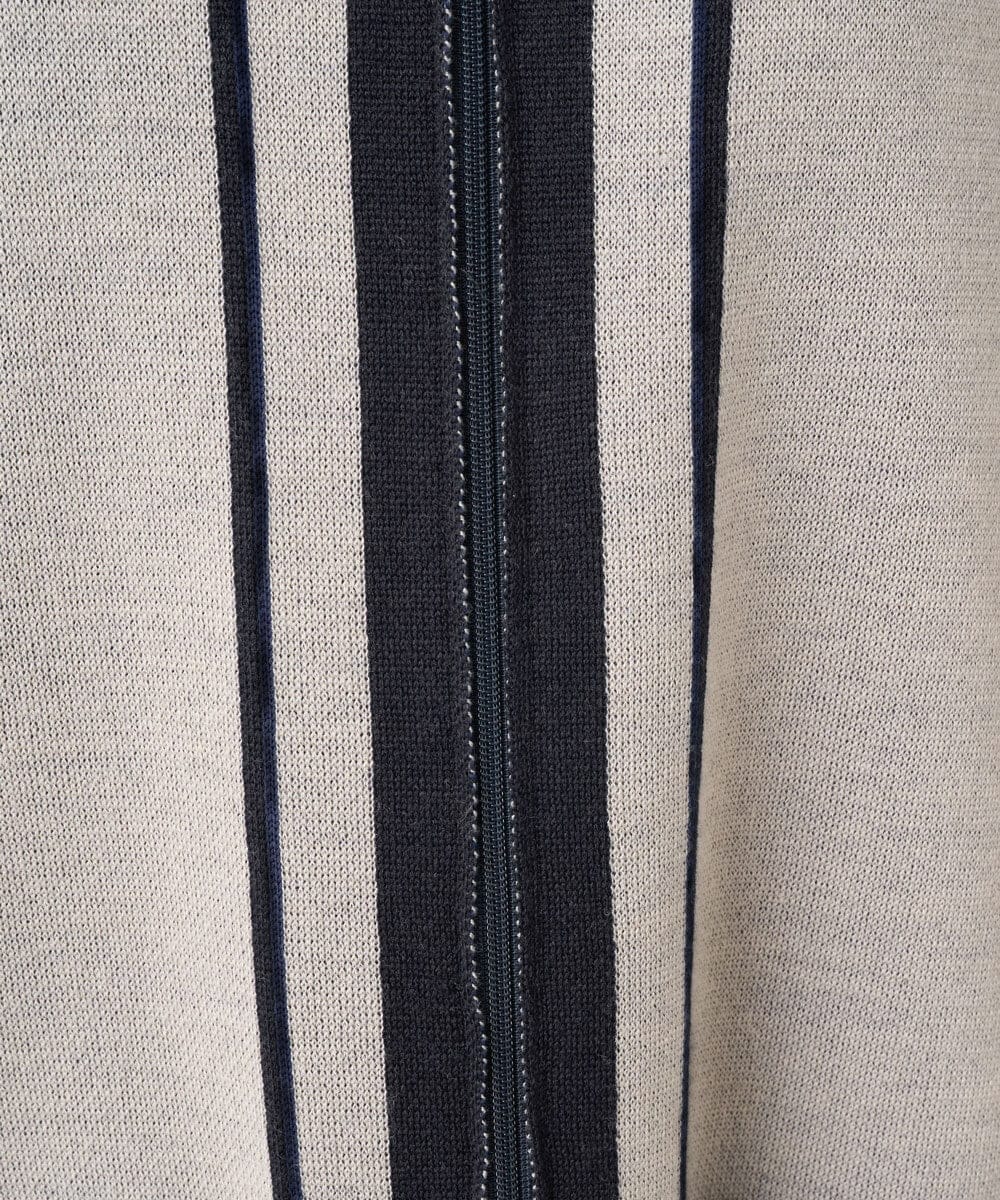 PHSAD03330 GEORGES RECH(小さいサイズ)(メゾン ドゥ サンク) ダブルジャカードニットポンチョ ベージュ