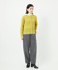 PHSAD11260 GEORGES RECH(小さいサイズ)(メゾン ドゥ サンク) [アンサンブル対応]ウォッシャブルウールカーディガン イエロー