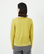 PHSAD11260 GEORGES RECH(小さいサイズ)(メゾン ドゥ サンク) [アンサンブル対応]ウォッシャブルウールカーディガン イエロー