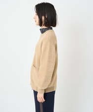 PHSAD21330 GEORGES RECH(小さいサイズ)(メゾン ドゥ サンク) フェザーヤーンリバーカーディガン ベージュ