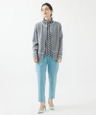PHSCA07250 GEORGES RECH(小さいサイズ)(メゾン ドゥ サンク) [アンサンブル対応]メリノウールカーディガン ライトグレー