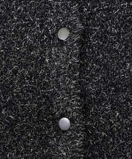 PHSCD51250 GEORGES RECH(小さいサイズ)(メゾン ドゥ サンク) メタリックシャギーショートカーディガン ベージュ