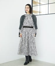 PHSCD51250 GEORGES RECH(小さいサイズ)(メゾン ドゥ サンク) メタリックシャギーショートカーディガン ベージュ