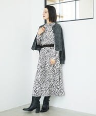 PHSCD51250 GEORGES RECH(小さいサイズ)(メゾン ドゥ サンク) メタリックシャギーショートカーディガン ベージュ