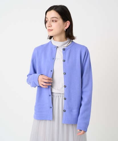 PHSCD57230  [アンサンブル対応]メリノウールカラーカーディガン