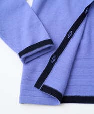 PHSCD57230 GEORGES RECH(小さいサイズ)(メゾン ドゥ サンク) [アンサンブル対応]メリノウールカラーカーディガン ブルー