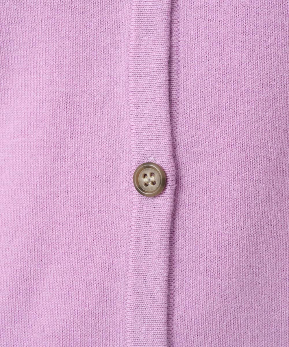 PHSCD57230 GEORGES RECH(小さいサイズ)(メゾン ドゥ サンク) [アンサンブル対応]メリノウールカラーカーディガン ブルー