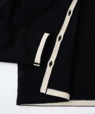 PHSCD57230 GEORGES RECH(小さいサイズ)(メゾン ドゥ サンク) [アンサンブル対応]メリノウールカラーカーディガン ブルー