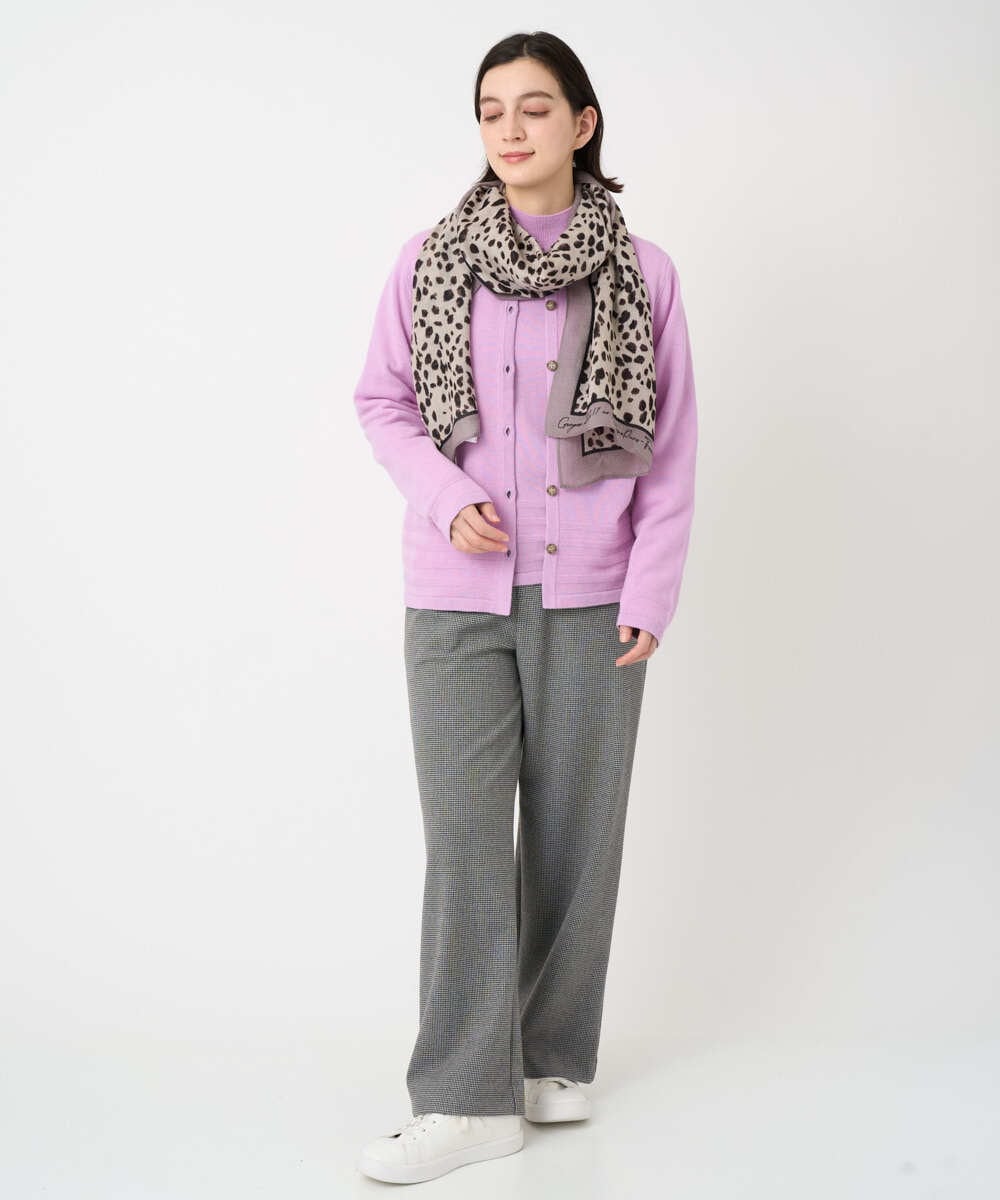 PHSCD57230 GEORGES RECH(小さいサイズ)(メゾン ドゥ サンク) [アンサンブル対応]メリノウールカラーカーディガン ブルー