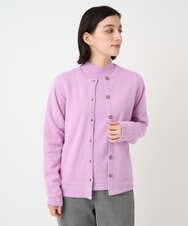 PHSCD57230 GEORGES RECH(小さいサイズ)(メゾン ドゥ サンク) [アンサンブル対応]メリノウールカラーカーディガン ブルー