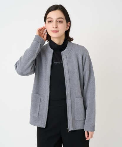 PHSCE70190 GEORGES RECH(小さいサイズ) [アンサンブル対応] ミラノリブジップアップニットカーディガン