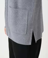 PHSCE70190 GEORGES RECH(小さいサイズ)(メゾン ドゥ サンク) [アンサンブル対応] ミラノリブジップアップニットカーディガン グレー