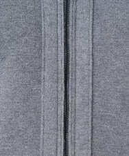 PHSCE70190 GEORGES RECH(小さいサイズ)(メゾン ドゥ サンク) [アンサンブル対応] ミラノリブジップアップニットカーディガン グレー