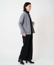 PHSCE70190 GEORGES RECH(小さいサイズ)(メゾン ドゥ サンク) [アンサンブル対応] ミラノリブジップアップニットカーディガン グレー