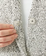 PHSEE16290 GEORGES RECH(小さいサイズ)(メゾン ドゥ サンク) ファンシーツイードAラインジレ ベージュ