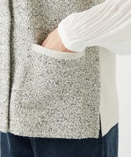 PHSEE16290 GEORGES RECH(小さいサイズ)(メゾン ドゥ サンク) ファンシーツイードAラインジレ ベージュ