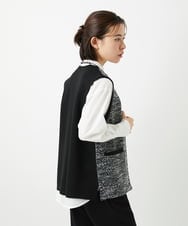 PHSEE16290 GEORGES RECH(小さいサイズ)(メゾン ドゥ サンク) ファンシーツイードAラインジレ ベージュ