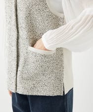 PHSEE16290 GEORGES RECH(小さいサイズ)(メゾン ドゥ サンク) ファンシーツイードベスト ベージュ