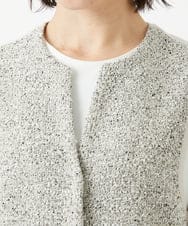 PHSEE16290 GEORGES RECH(小さいサイズ)(メゾン ドゥ サンク) ファンシーツイードAラインジレ ベージュ