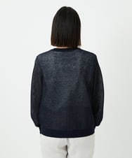 PHSEE28290 GEORGES RECH(小さいサイズ)(メゾン ドゥ サンク) ブークレメッシュニットブルゾン ネイビー