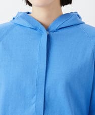 PHSGE43270 GEORGES RECH(小さいサイズ)(メゾン ドゥ サンク) [アンサンブル対応]ニットフードカーディガン ブルー