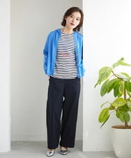 PHSGE43270 GEORGES RECH(小さいサイズ)(メゾン ドゥ サンク) [アンサンブル対応]ニットフードカーディガン ブルー