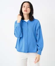 PHSGE43270 GEORGES RECH(小さいサイズ)(メゾン ドゥ サンク) [アンサンブル対応]ニットフードカーディガン ブルー