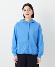 PHSGE43270 GEORGES RECH(小さいサイズ)(メゾン ドゥ サンク) [アンサンブル対応]ニットフードカーディガン ブルー