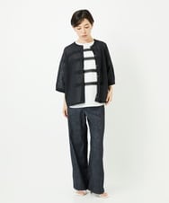 PHSHB07250 GEORGES RECH(小さいサイズ)(メゾン ドゥ サンク) ペーパーヤーンドルマンスリーブカーディガン アイボリー