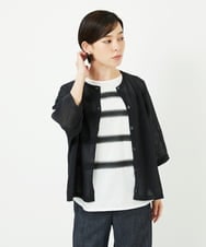 PHSHB07250 GEORGES RECH(小さいサイズ)(メゾン ドゥ サンク) ペーパーヤーンドルマンスリーブカーディガン アイボリー