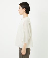 PHSHB07250 GEORGES RECH(小さいサイズ)(メゾン ドゥ サンク) ペーパーヤーンドルマンスリーブカーディガン アイボリー