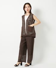 PHSHD42330 GEORGES RECH(小さいサイズ)(メゾン ドゥ サンク)  [セットアップ対応]ラッセルレースチュニックベスト アイボリー