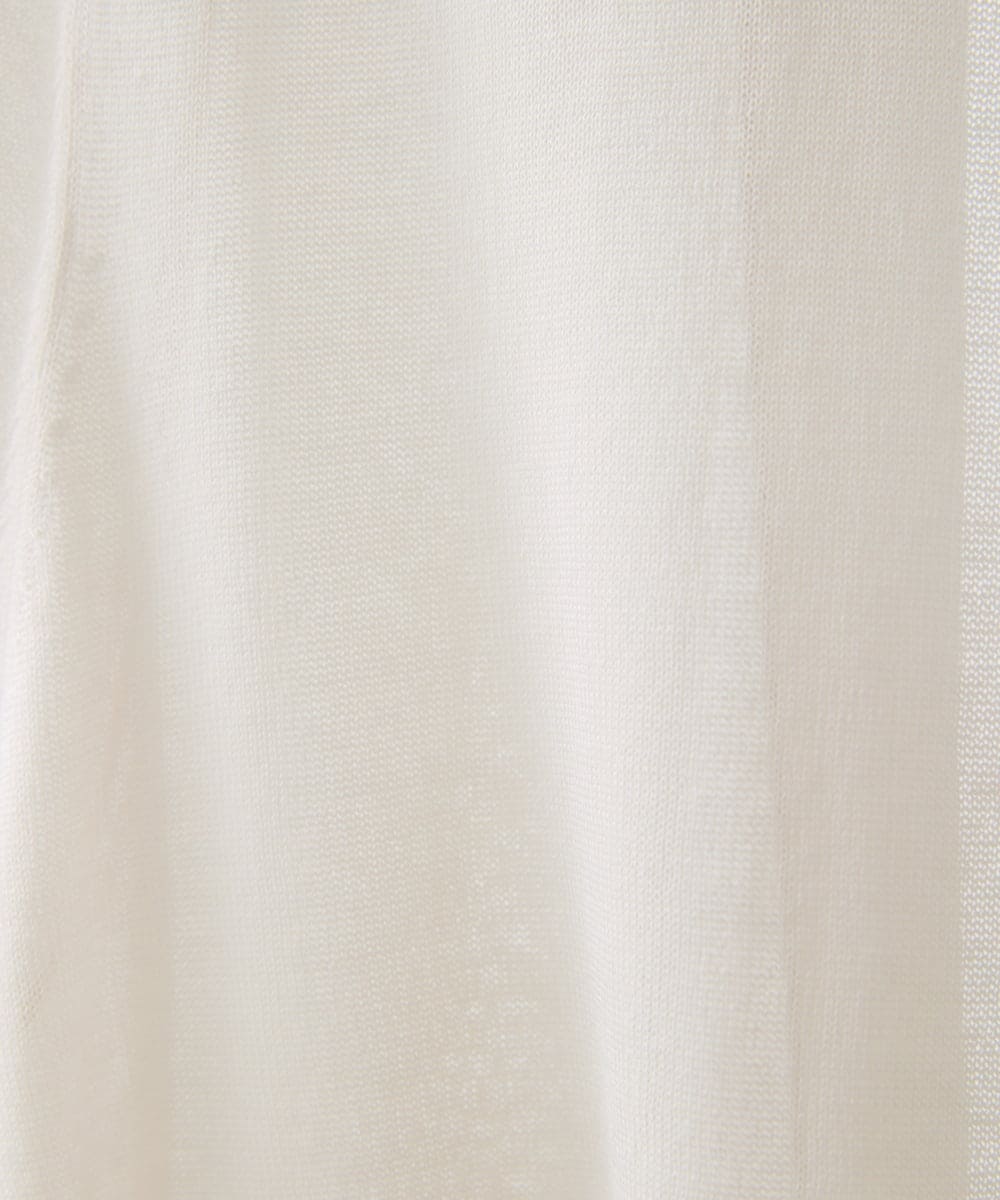 PHSHW02250 GEORGES RECH(小さいサイズ)(メゾン ドゥ サンク) コットンナイロンロングカーディガン グリーン