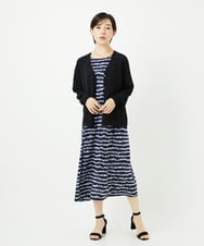 PHSJB28250 GEORGES RECH(小さいサイズ)(メゾン ドゥ サンク) アイレットシアーニットカーディガン ライトグレー
