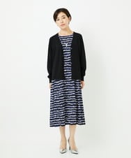 PHSJB28250 GEORGES RECH(小さいサイズ)(メゾン ドゥ サンク) アイレットシアーニットカーディガン ライトグレー