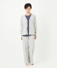 PHSJB28250 GEORGES RECH(小さいサイズ)(メゾン ドゥ サンク) アイレットシアーニットカーディガン ライトグレー
