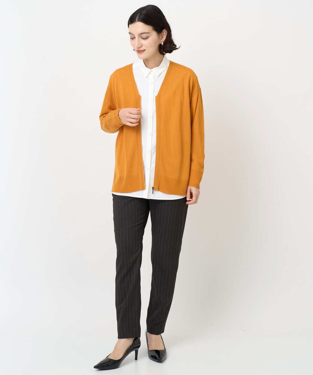 PHSJB51290 GEORGES RECH(小さいサイズ)(メゾン ドゥ サンク) リラックスカーディガン グレー