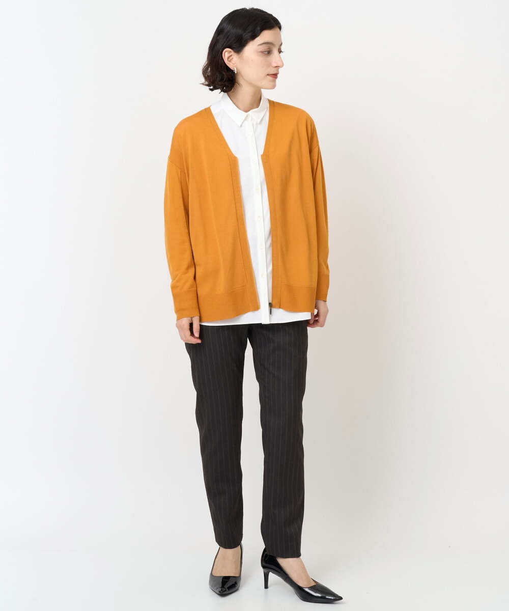 PHSJB51290 GEORGES RECH(小さいサイズ)(メゾン ドゥ サンク) リラックスカーディガン グレー