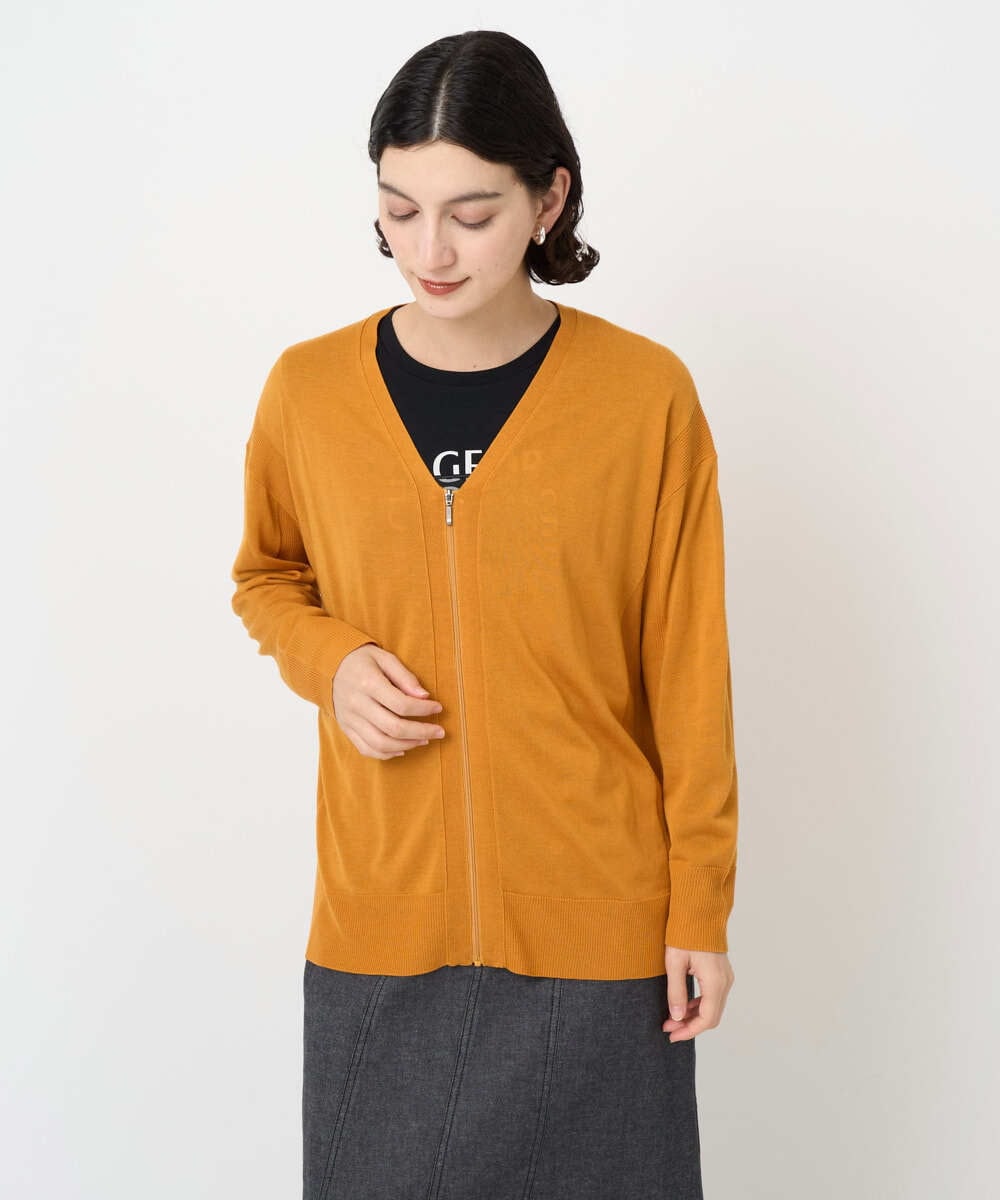 PHSJB51290 GEORGES RECH(小さいサイズ)(メゾン ドゥ サンク) リラックスカーディガン グレー