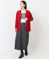 PHSJB51290 GEORGES RECH(小さいサイズ)(メゾン ドゥ サンク) リラックスカーディガン グレー