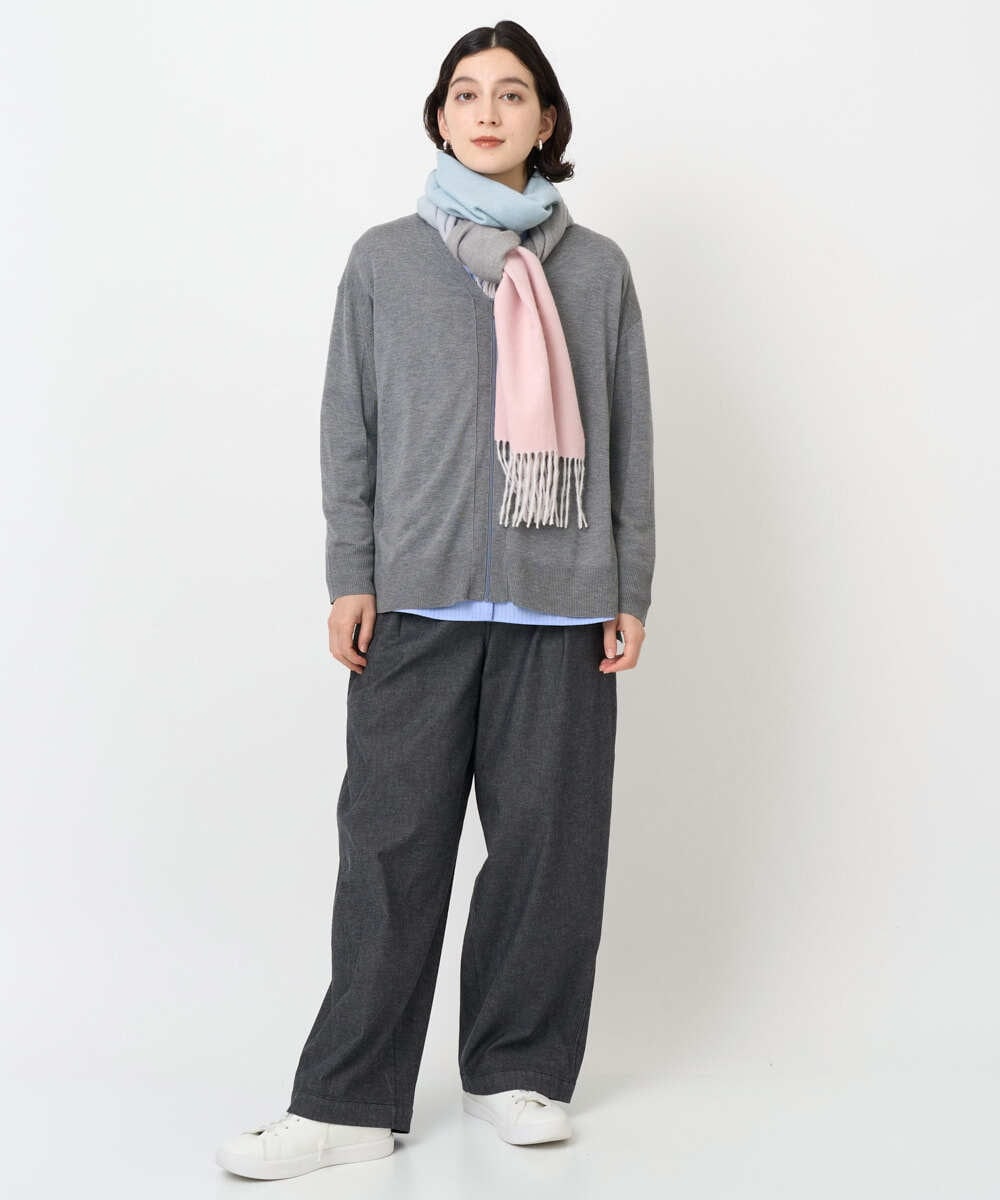PHSJB51290 GEORGES RECH(小さいサイズ)(メゾン ドゥ サンク) リラックスカーディガン グレー