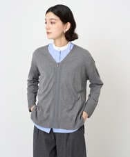 PHSJB51290 GEORGES RECH(小さいサイズ)(メゾン ドゥ サンク) リラックスカーディガン グレー