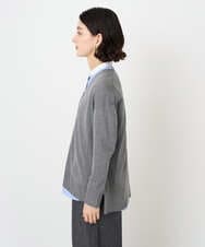PHSJB51290 GEORGES RECH(小さいサイズ)(メゾン ドゥ サンク) リラックスカーディガン グレー