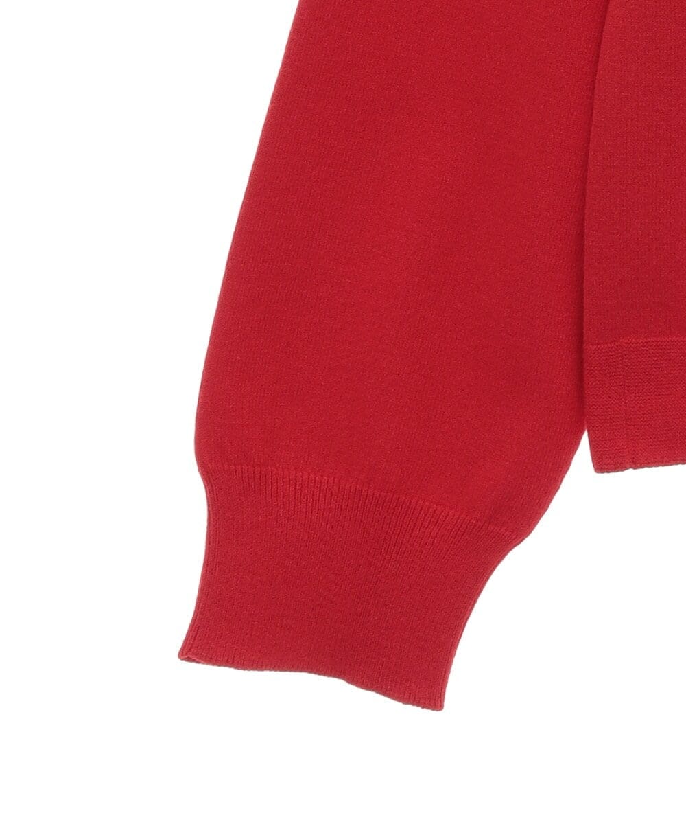 PHSJS42250 GEORGES RECH(小さいサイズ)(メゾン ドゥ サンク) [日本製]ホールガーメント天竺ニットカーディガン ブルー