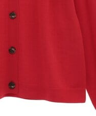 PHSJS42250 GEORGES RECH(小さいサイズ)(メゾン ドゥ サンク) [日本製]ホールガーメント天竺ニットカーディガン ブルー