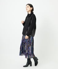 PHTAD01290 GEORGES RECH(小さいサイズ)(メゾン ドゥ サンク) スタンドカラーダンボールブルゾン ブラック