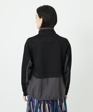 PHTAD01290 GEORGES RECH(小さいサイズ)(メゾン ドゥ サンク) スタンドカラーダンボールブルゾン ブラック