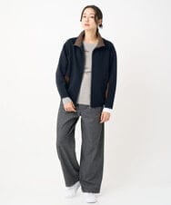 PHTAD01330 GEORGES RECH(小さいサイズ)(メゾン ドゥ サンク) スタンドカラーダンボールブルゾン ブラック